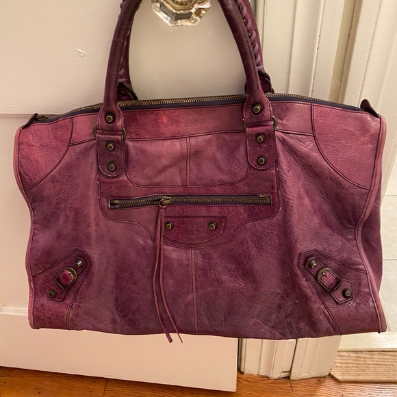 Balenciaga Bag Purple City Bag - Picture 6 of 6